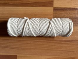 Runddocht Nr. 4, 50 m weiss neu
