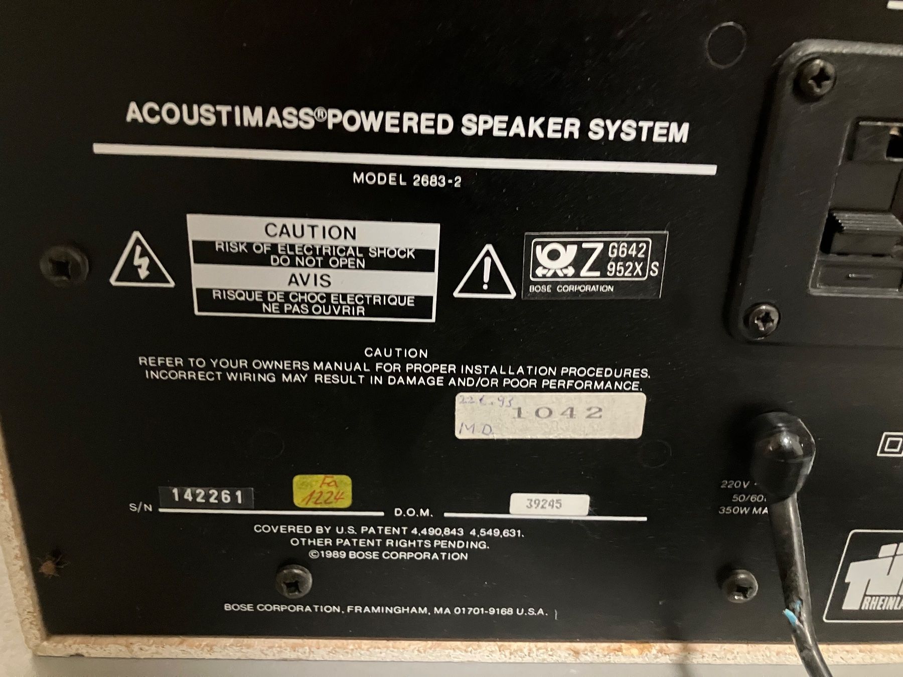 Bose Heimkino: Bose Acoustimass Powered Speaker System – Gebraucht aus Erlenbach im Simmental! von Simmentaler-Perlen 5