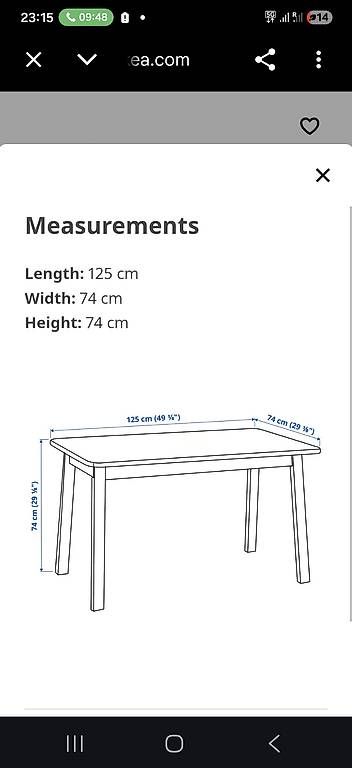 Tavoli: IKEA NORRÅKER table – Usato da Zürich venduto da enr_w8xf 1