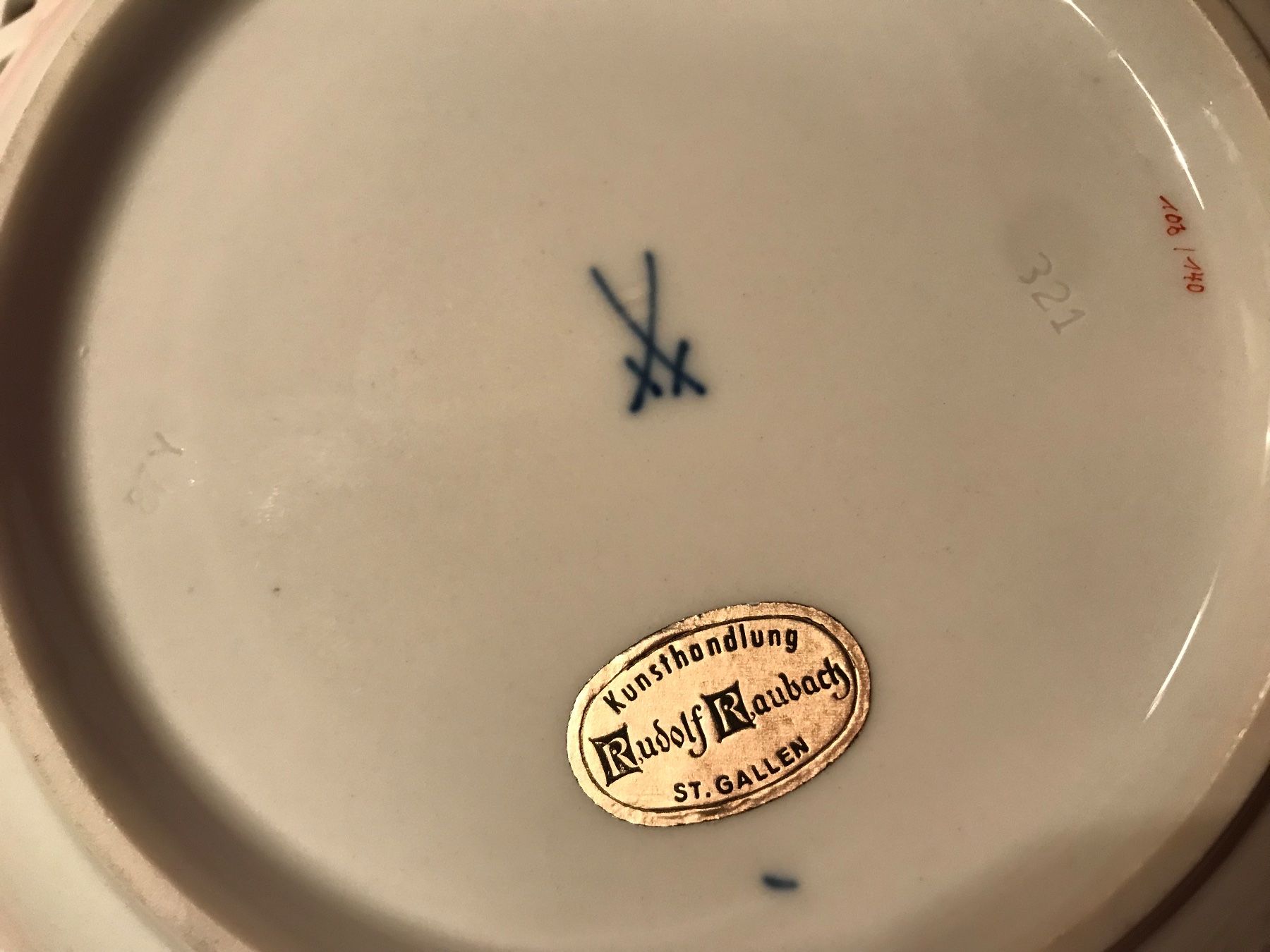 Piatti: Meissen Anbietteller 21 cm – Usato da Herbriggen venduto da Sehrazade 6