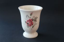 Schöne alte Vase * NYON * mit Rosenmotiv