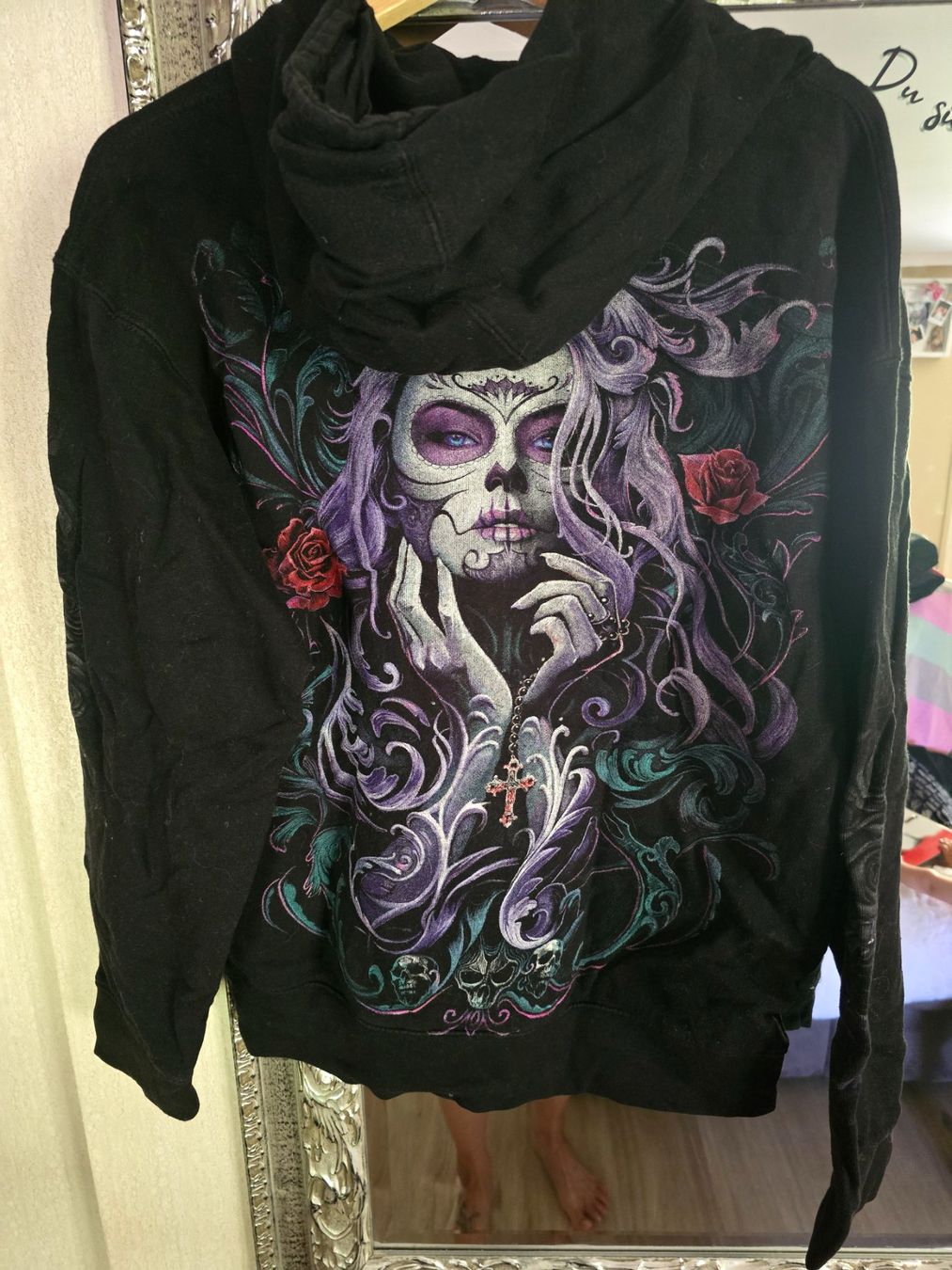 Pullover & Sweatshirts: Spiral skull Kapuzenpullover von EMP Gr. L – Gebraucht aus Reute AR von angelflower 1
