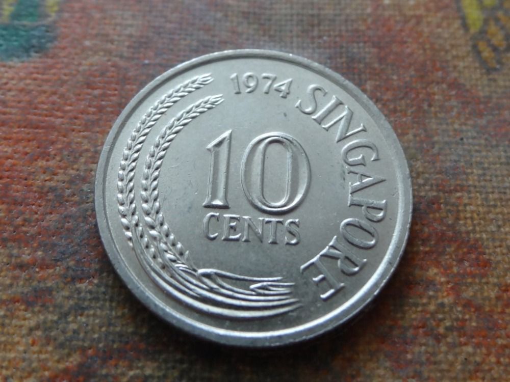 Tutti le monete: SINGAPOUR  10  Cents  1974 – Usato da Romanel-sur-Lausanne venduto da Swift13 1