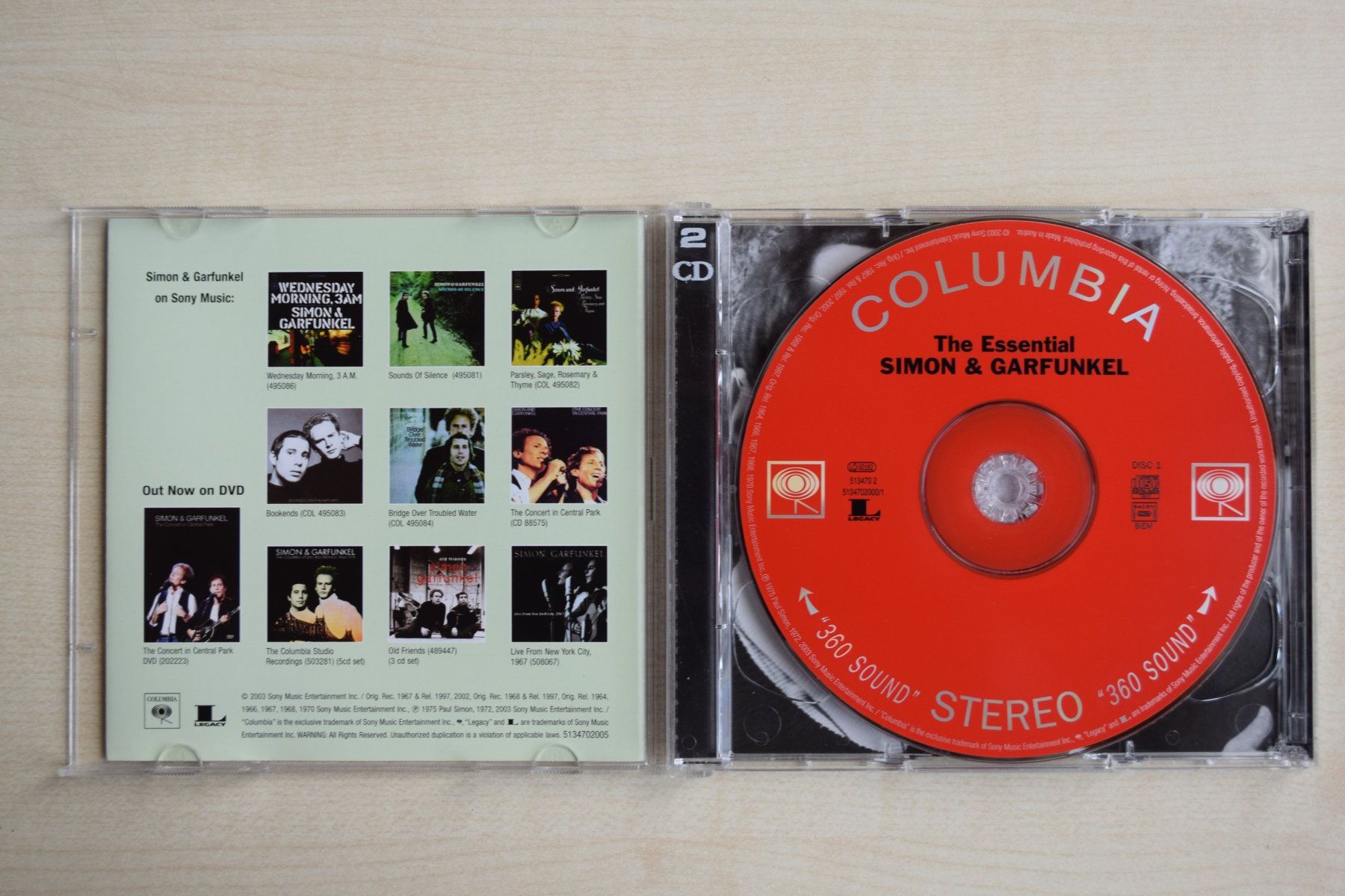 CD: SIMON & GARFUNKEL The Essential 2CD's (976) – Usato da Reutigen venduto da DONDON55 2