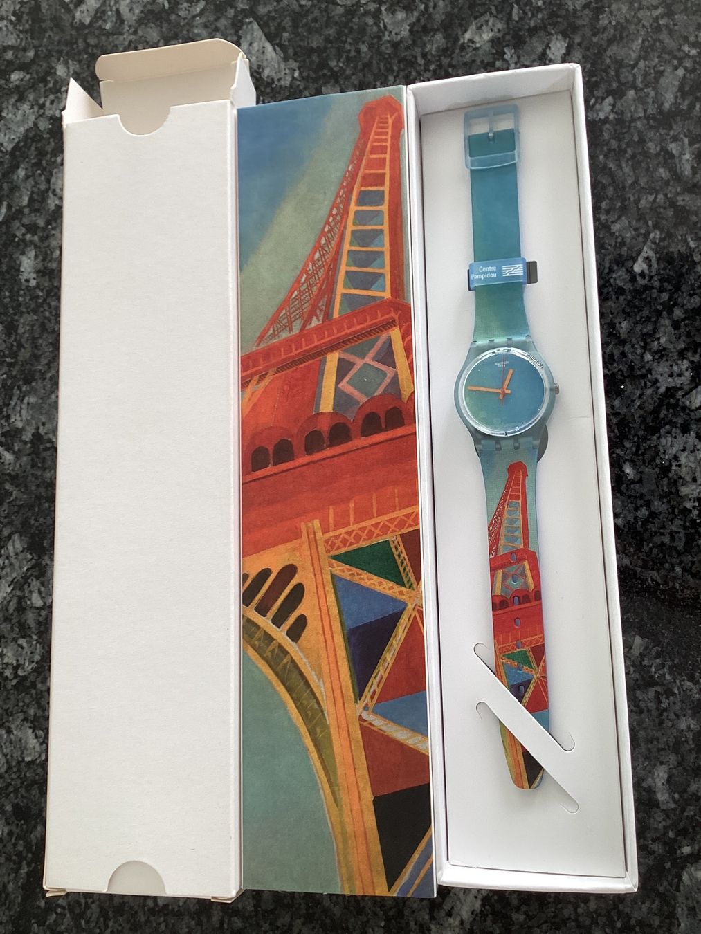 Swatch Orologi: Swatch GZ 357, la Tour Eiffel, by R. Delauny – Nuovo e nell'imballaggio originale da Schöfflisdorf venduto da seahorse61 2