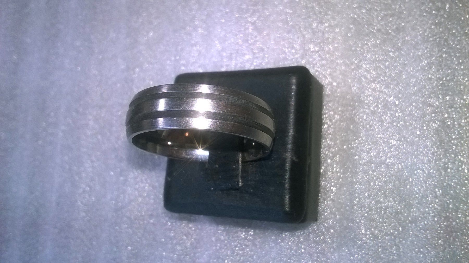 Bagues: RING EDELSTHAL MIT SCHWARZ GEMACHT – Neuf (Voir description) à Basel par bijoutrie_4 2