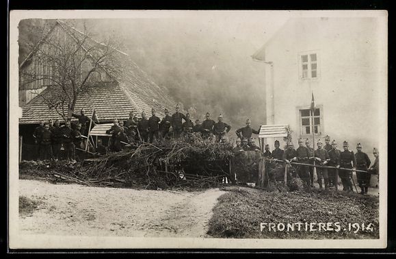 Foto, Lettere & Cartoline: Schweizer Soldaten in Uniform, Frontiere – Usato da Berlin venduto da bartko-reher