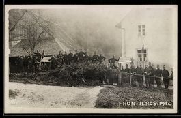 Schweizer Soldaten in Uniform, Frontiere