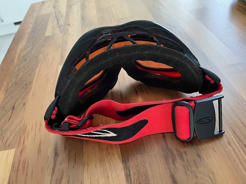 Paul Smith Occhiali & Lenti: Smith Snowboard-/Skibrille verspiegelt  Rot/Schwarz – Usato da Wettingen venduto da Zealoo 2