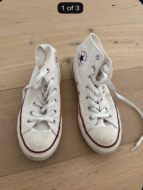 Converse Damenschuhe: Weisse Converse – Gebraucht aus Müswangen von ani_6gmf