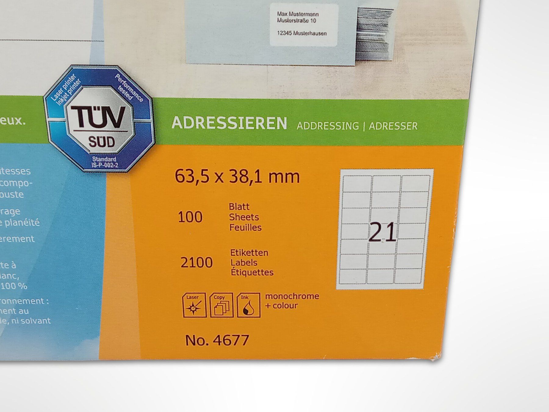Sticker: HERMA Adressetiketten Nr. 4677 – Nuovo (secondo la descrizione) da Suhr venduto da Restwert_Suhr 1