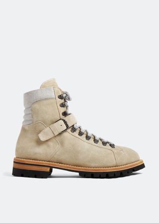 Eleventy Leder Boots Beige Leder 44 *NEU* LP: 740.- Fr.