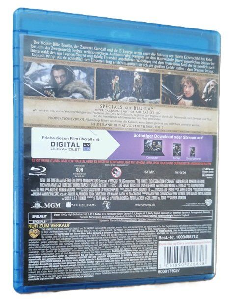 Tutti i DVDs: Der Hobbit - Smaugs Einöde (Blu--Ray) – Usato da Wilen b. Wollerau venduto da morethanmusic 1