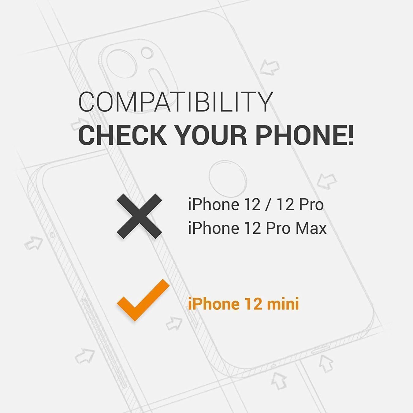 Cover & Protezioni schermo: 2x iPhone 12 mini Panzerglas Schutzglas FULL DISPLAY GLAS – Nuovo e nell'imballaggio originale da Volketswil venduto da coverandmore 7