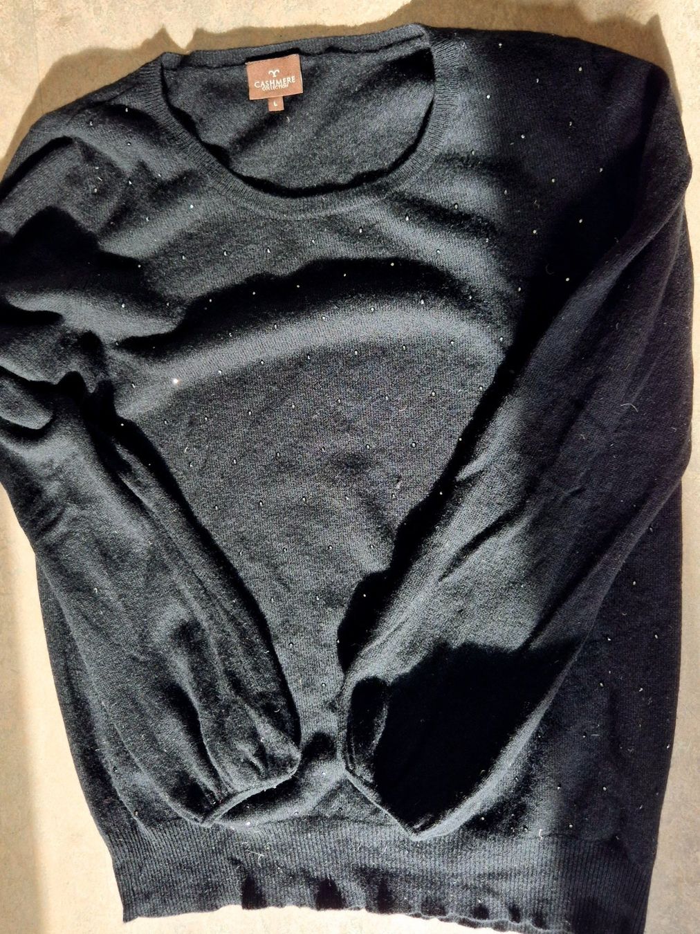 Maglioni & Felpe: CASHMERE KASCHMIR PULLOVER PULLI L 40 SCHWARZ TOP ZU HOSE – Usato da Elsau venduto da the-colorful-side 4