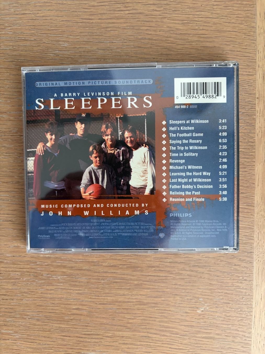 CDs: CD SLEEPERS SCORE PAR JOHN WILLIAMS – D'occasion à Geneve par tigre69 1