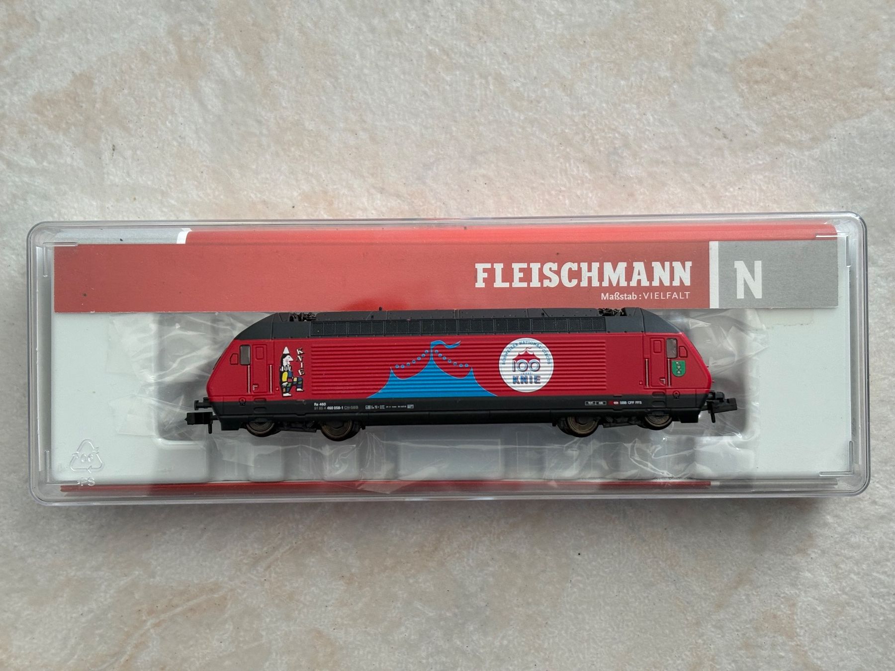 Fleischmann Modellini di ferrovie: Fleischmann 731501 Elok Re 460 SBB KNIE – Nuovo (secondo la descrizione) da Hauterive NE venduto da eriamch 2