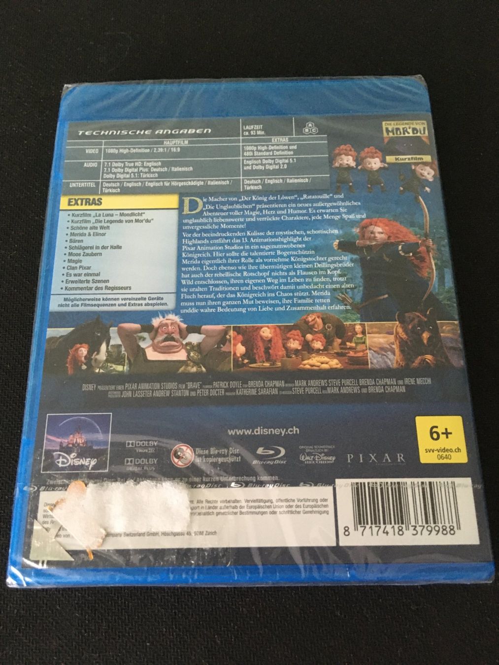 Tutti i DVDs: Merida (Blu-Ray) Neu – Nuovo e nell'imballaggio originale da St.Gallen venduto da MedienJoe 1