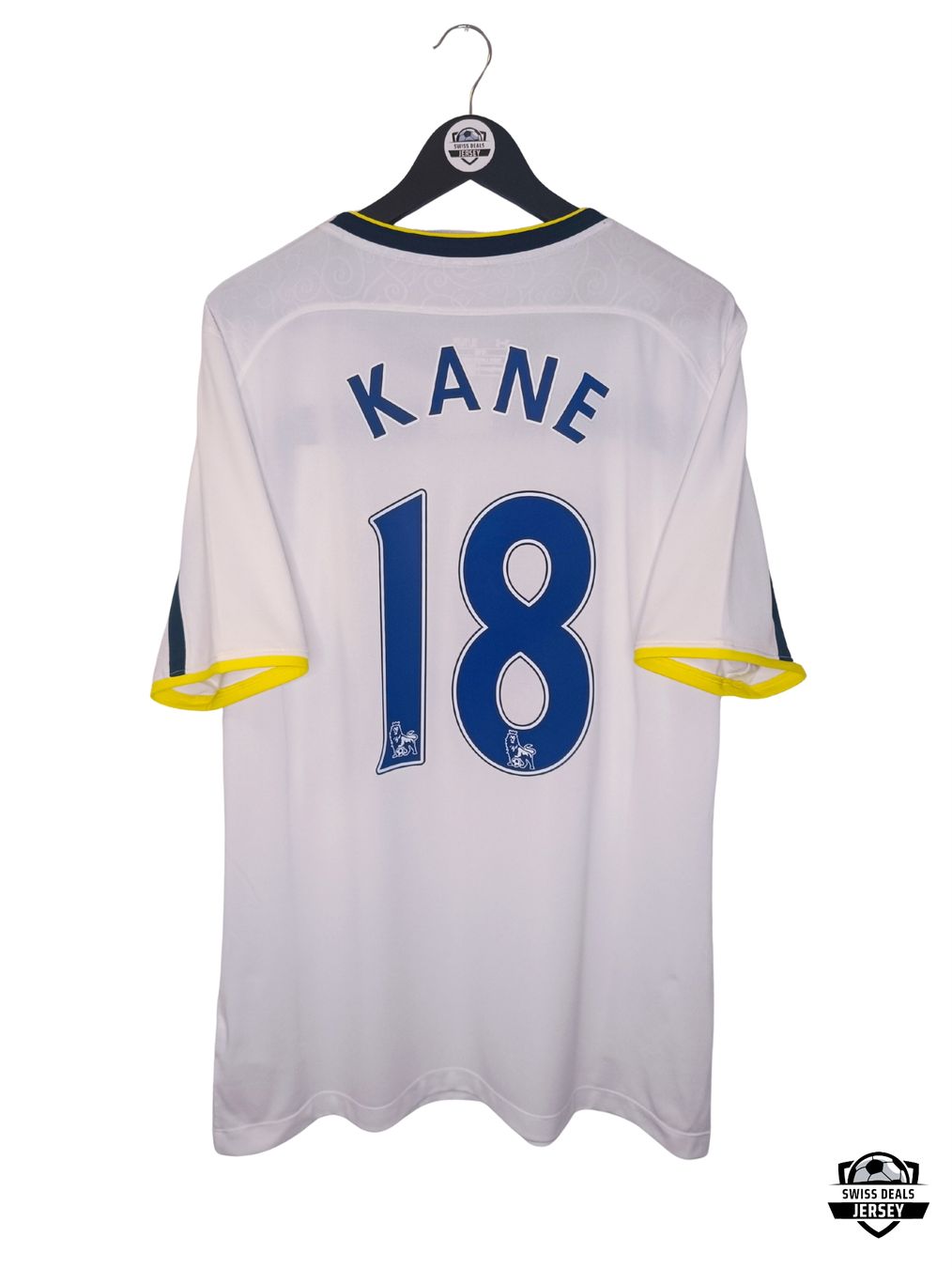 Tottenham Canottiere & Pantaloni: KANE #18 Original Tottenham 2014-15 Home Trikot – Nuovo (secondo la descrizione) da St-Léonard venduto da SwissDealsJersey