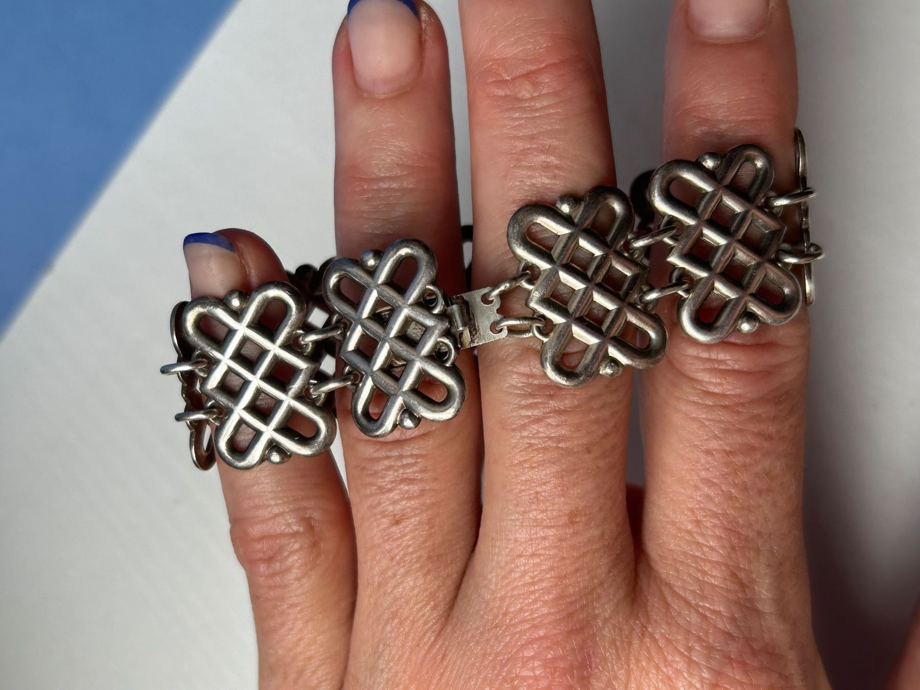 Bracciali & Braccialetti: Silber Armband, Vintage, BREZEL 18cm – Usato da Laufen venduto da belleskulptur 1