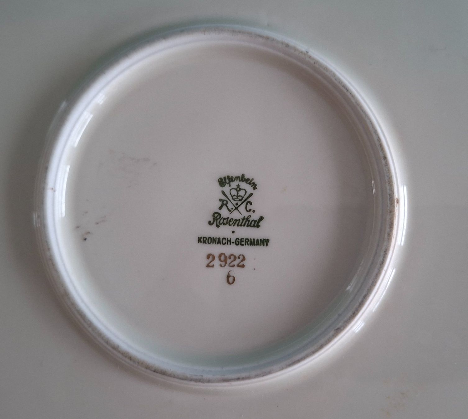 Rosenthal Piatti di portata: Wunderschöne Rosenthal Servierplatte m. Blumenmuster Vintage – Usato da Opfikon venduto da Diversamente 7