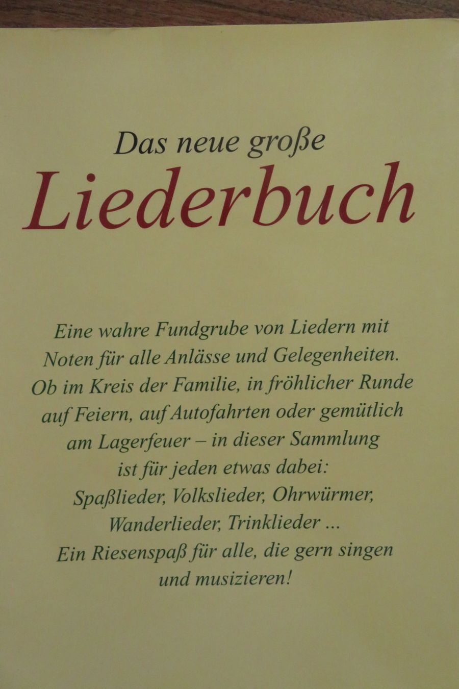 Bücher: Liederbuch mit Noten und Akkorden – Gebraucht aus Wil ZH von Tamagy 1