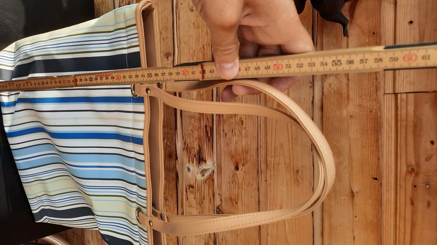 Borse da donna: Sommer Tasche mit Streifenmuster – Usato da Baden venduto da Boroda 4