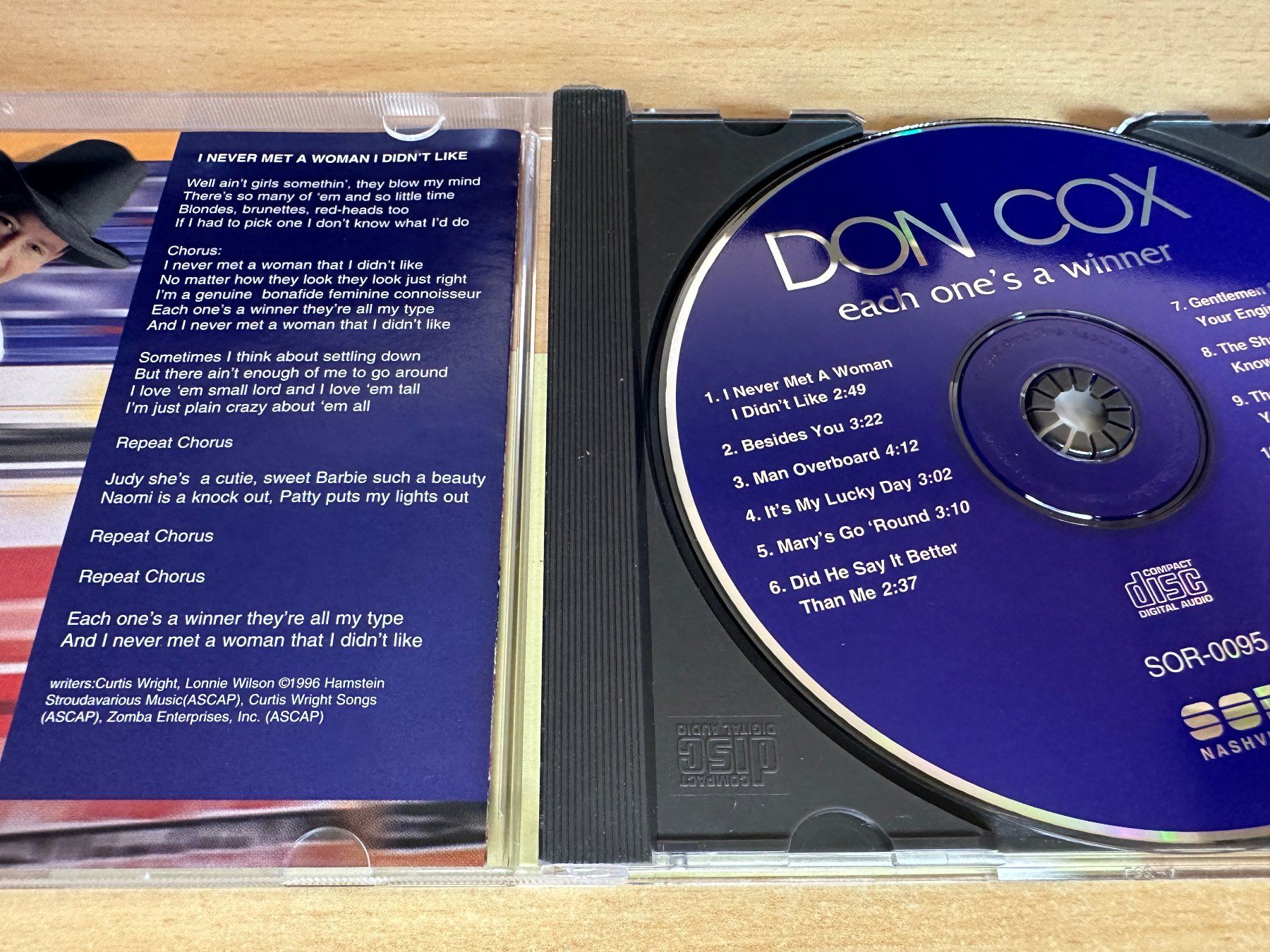 CD: Don Cox – Each One's A Winner – Usato da Rikon im Tösstal venduto da Alpenmutz 2