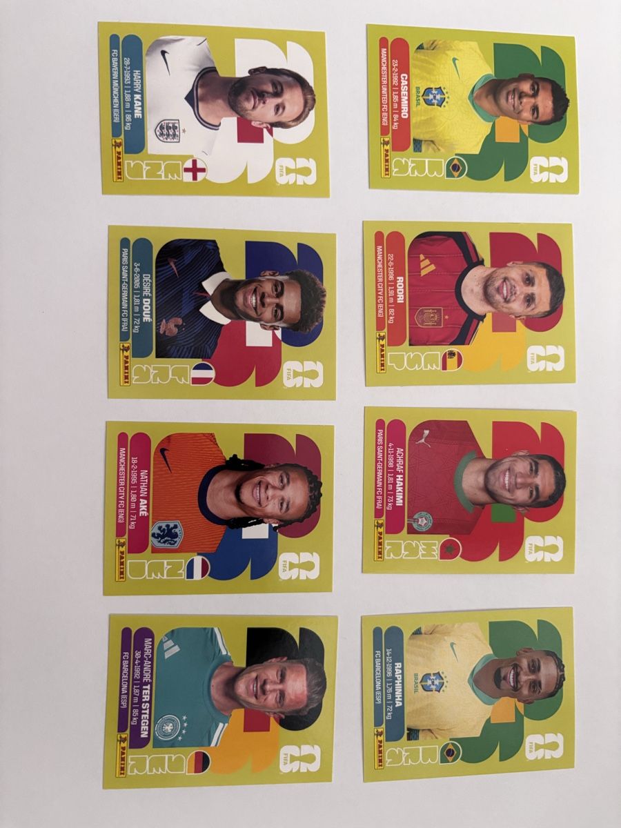 Panini Carte collezionabili: 8 Seltene Panini Sticker, WM 2026 – Nuovo (secondo la descrizione) da Flawil venduto da sil_8lwp