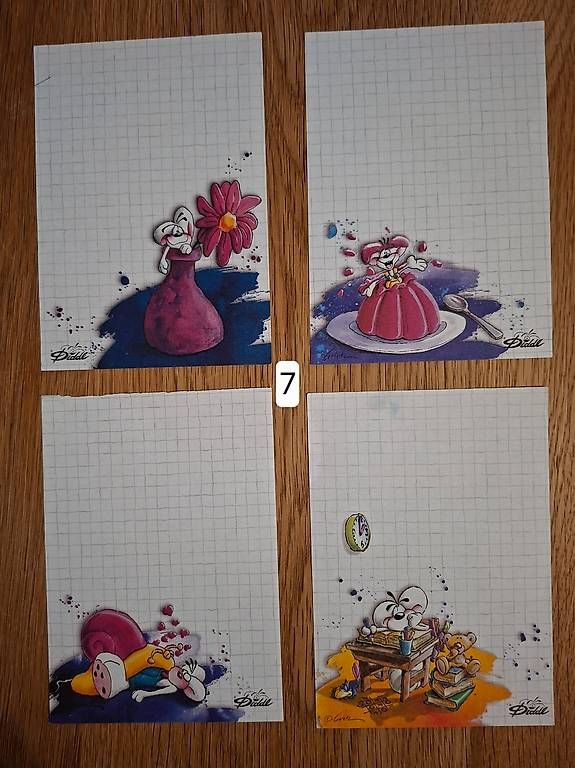 Carta: Seltene Diddl Blätter A6, Set 6-9 – Usato da Bischofszell venduto da bodesuri16 1