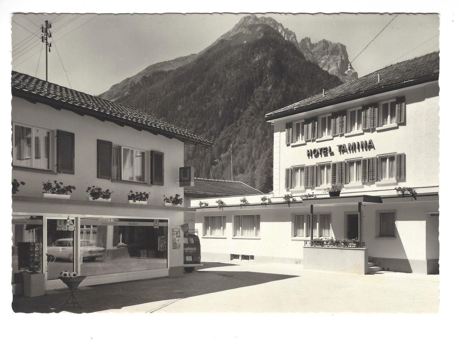 Cartoline postali: Postkarte Hotel Tamina, Vättis – Usato da Frauenfeld venduto da Astra13