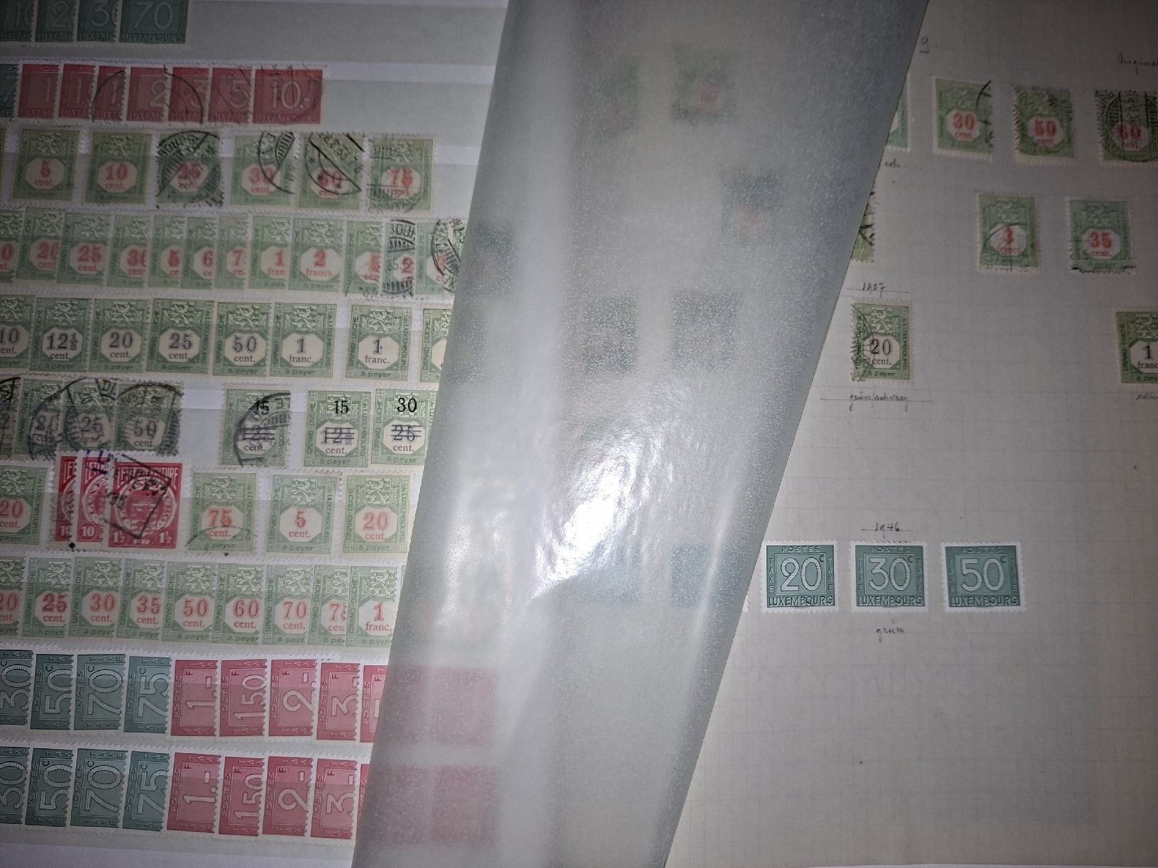 Tous les timbres: Grosse Sammlung Luxemburg – D'occasion à Balgach par SIMEON27 6