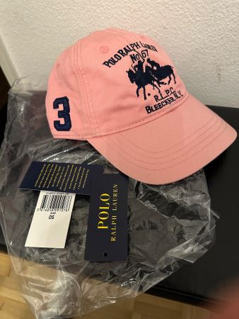 Polo Ralph Laurent Cap Vintage 90‘s Stone Washed Old Rosa