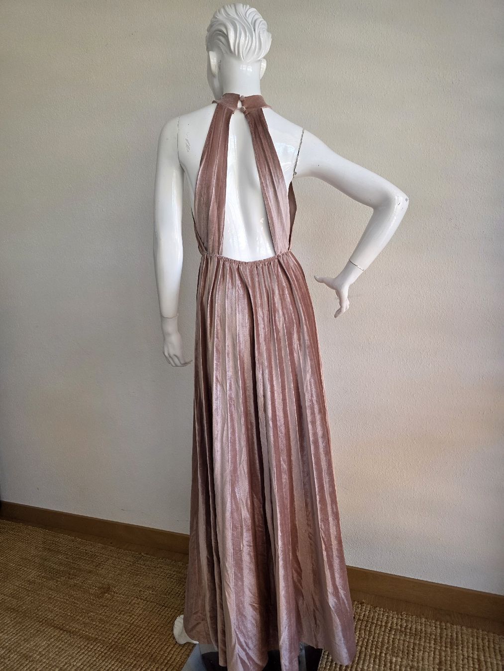 Asos Vestiti: Abito lungo elegante color rosa cipria – Nuovo (secondo la descrizione) da Massagno venduto da let_6pgs 7