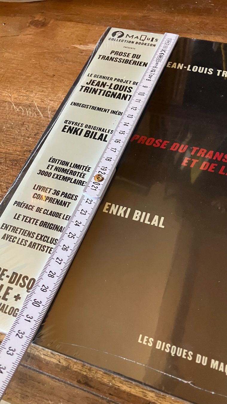 Vinyles: Vinyle Prose Transibérien Cendrars Trintignant numéroté ! – D'occasion à St-Cierges par LeRegain 5