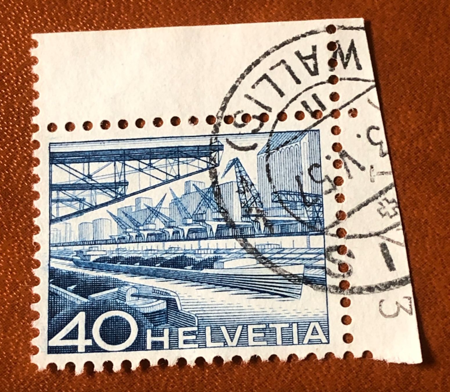 Tutti i francobolli: Nr.305 mit Stempel Technik und Landschaft  – Usato da Aarau venduto da Billa007