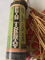 Tinker Toy Baukasten vintage Röhren und div.