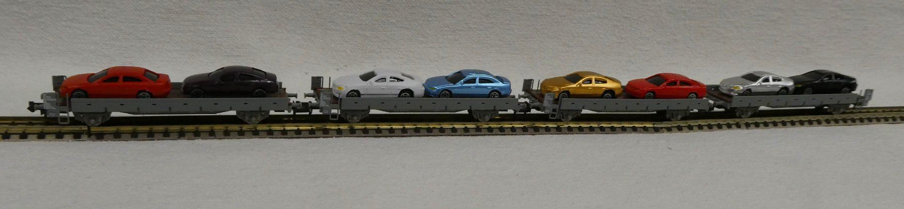 Brawa Modelleisenbahnen: 4 Stk Autowagen Brawa mit PW – Neu und originalverpackt aus Rupperswil von Ropi03