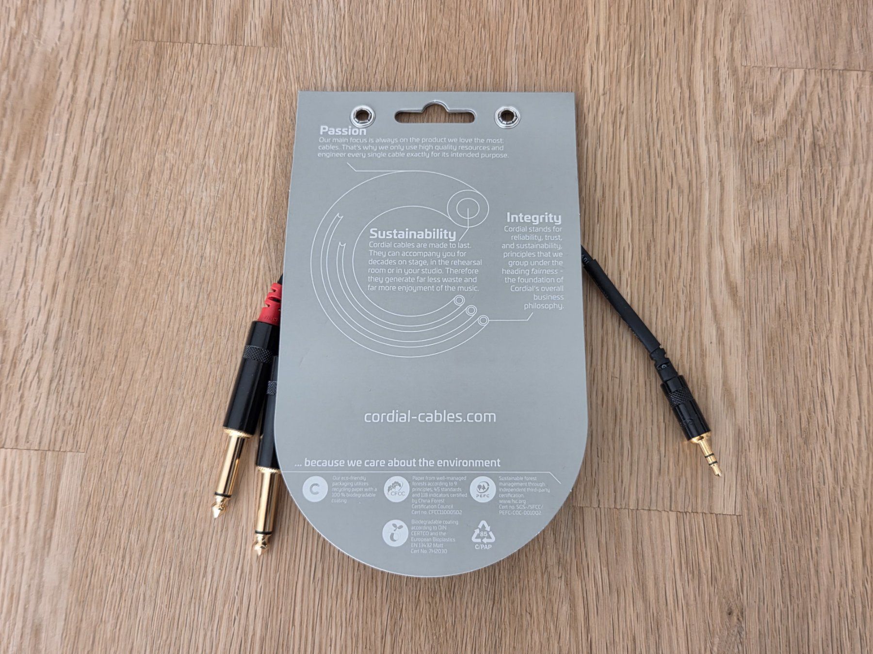 Kabel: Cordial CFY 1.5 WPP Y-Audio-Kabel – Neu und originalverpackt aus Rotkreuz von vabu33 1