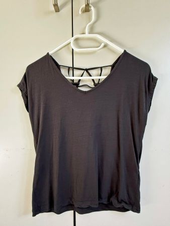 Kurzarmshirt Esprit - Anthrazit - Grösse XS