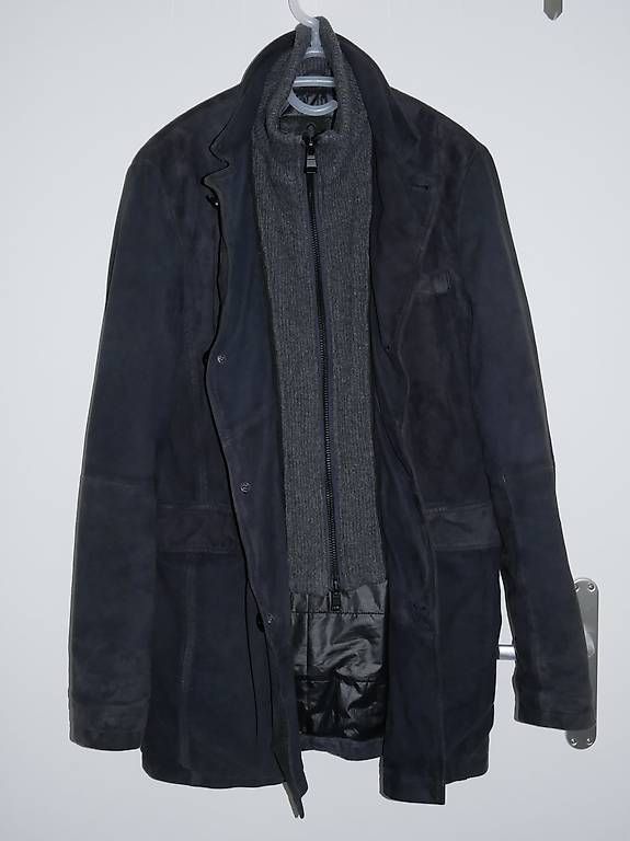 Jacken: Wildlederjacke, Grösse S, Schwarz – Gebraucht aus Niederwangen BE von Benny.7 1