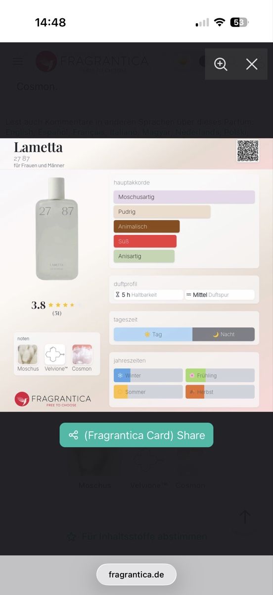 Profumi & Eau de Toilette: 27 87 Lametta ,neu 2025, 2 ml – Usato da Sursee venduto da nri_sbv9 2