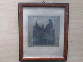 Jugendstil Radierung-Heinrich Vogeler (1872-1942)