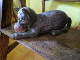 Katze aus Keramik Bretby England