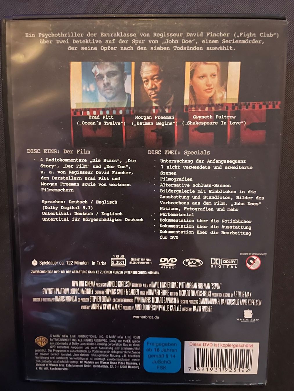 Alle DVDs: Sieben – Gebraucht aus Dierikon von Butcherboy 1