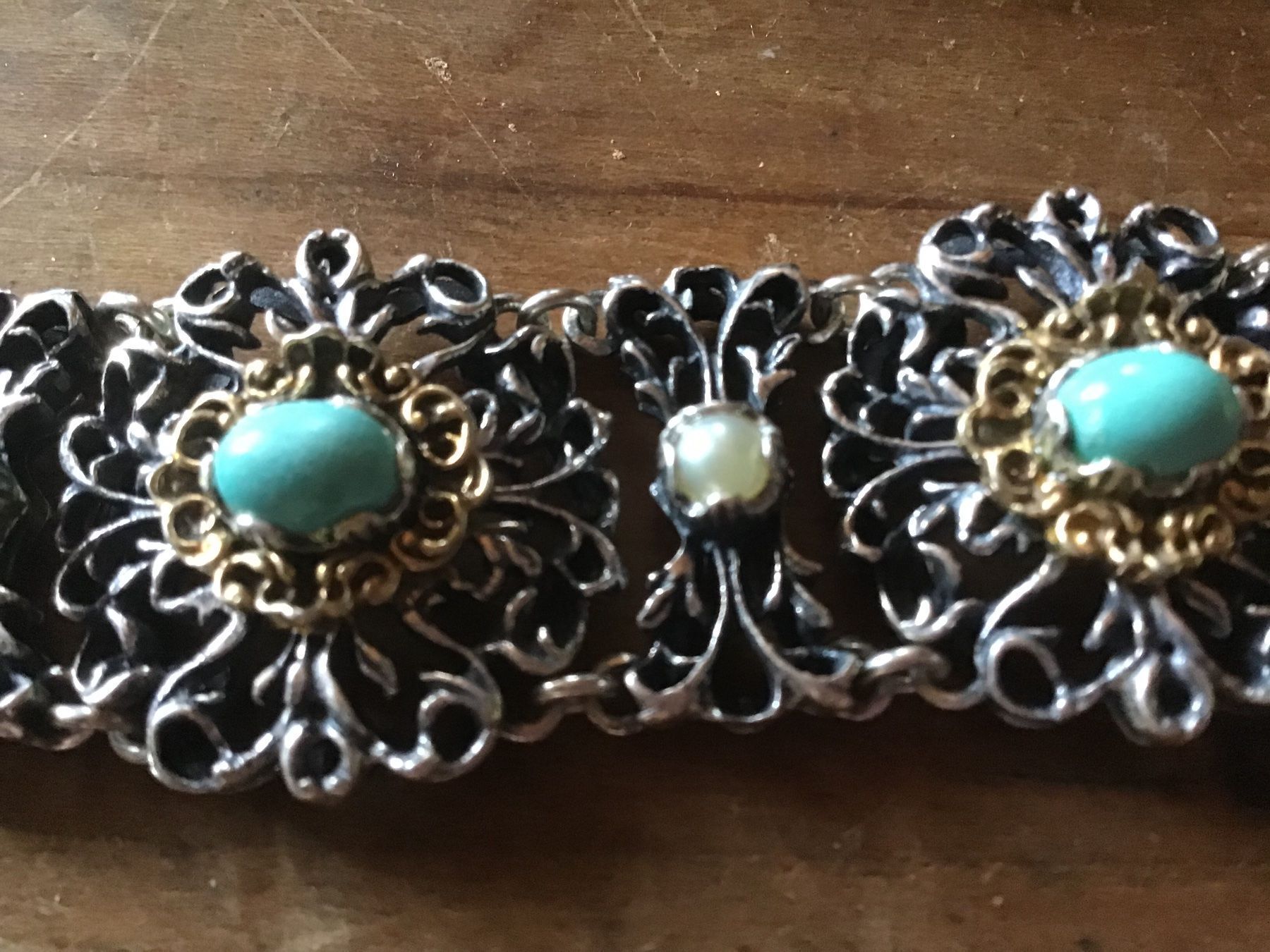 Bracciali & Braccialetti: Altes prunkvolles Silber Armband – Usato da St. Gallen venduto da Goldlilly 1