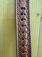 Neu Ledergürtel braun 119 cm