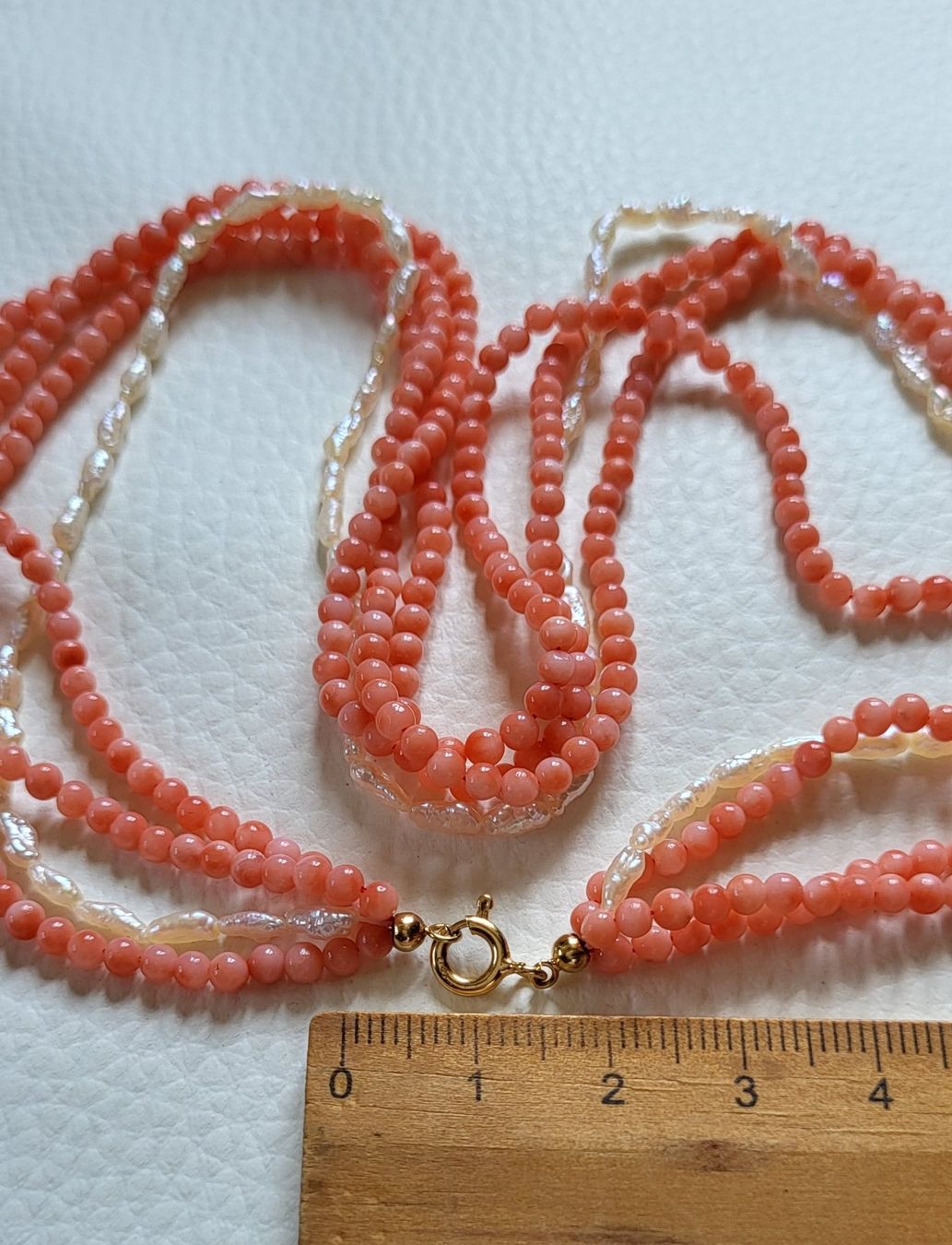 Ketten: Gold 750 Korallen Und Perlen Collier – Gebraucht aus Wald ZH von Dasilver 1
