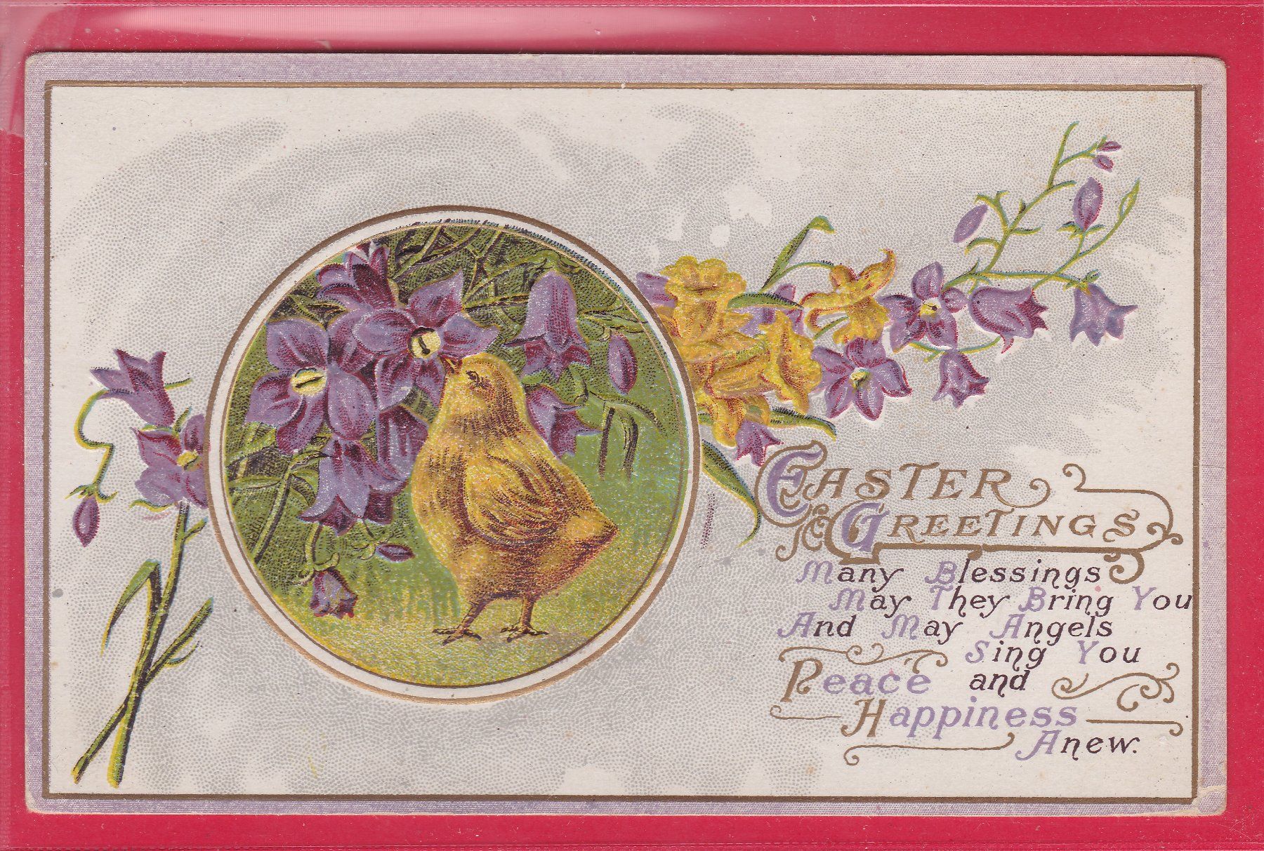 Cartoline postali: PRÄGEKARTE, EASTER GREETINGS – Usato da Oberrieden venduto da Gebirgsstelze