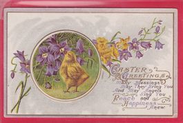 PRÄGEKARTE, EASTER GREETINGS